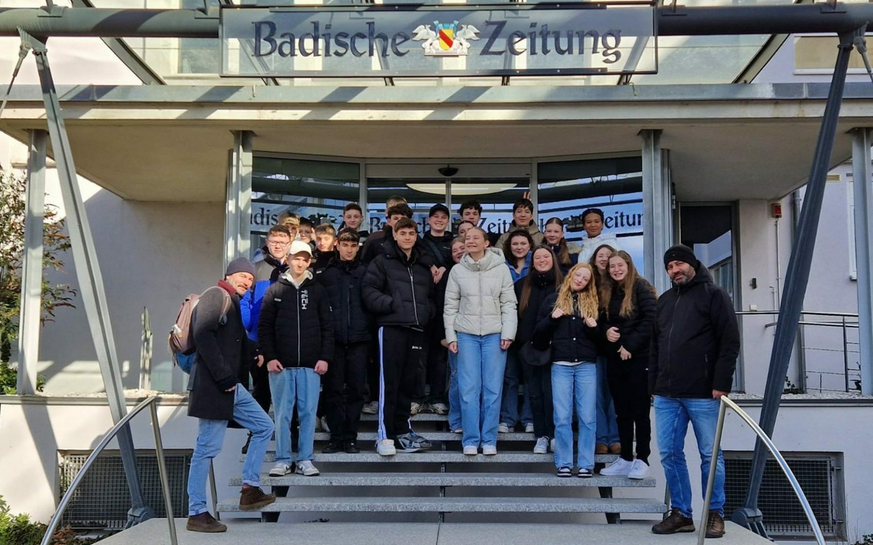 Betriebsfhrung durch die Badische Zeitung