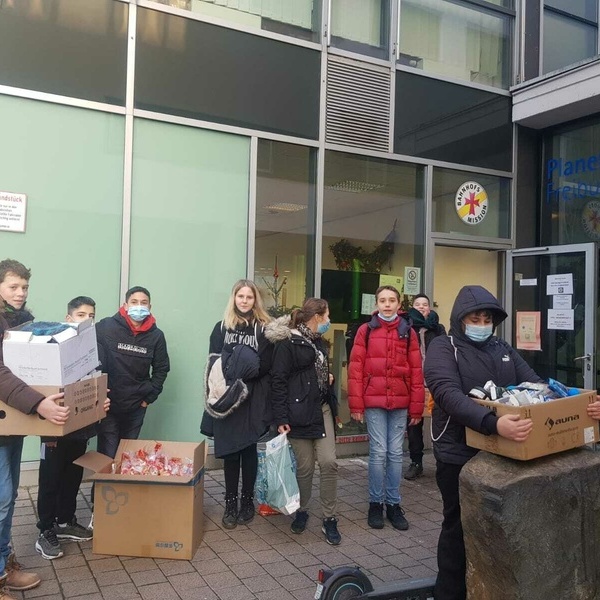 Spendenaktion Bahnhofsmission
